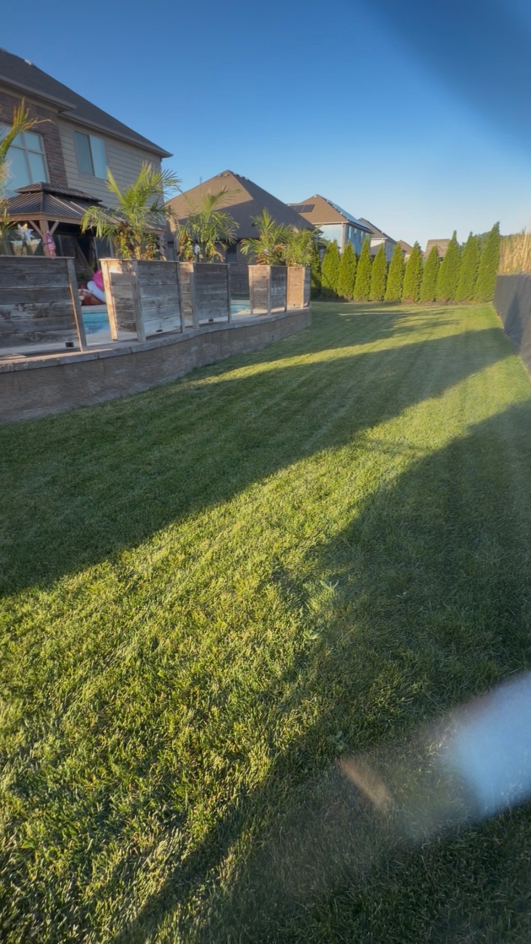 Striped & healthy turf