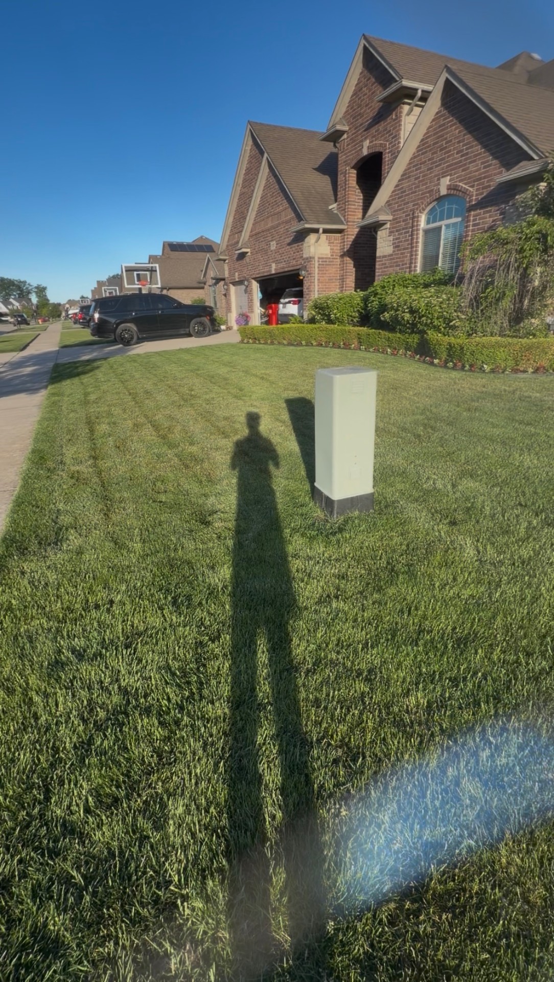 Crisp lines on a Macomb yard